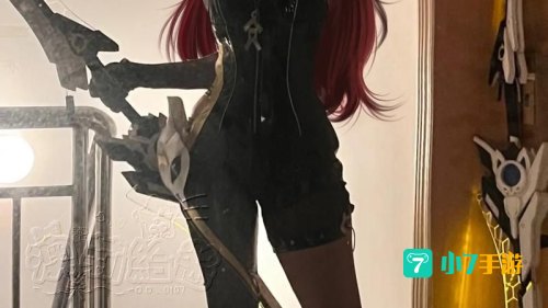 阿珂被小兵挂在树上的照片